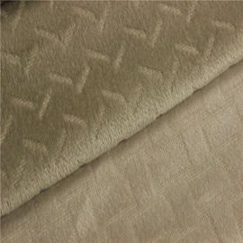 Commercial Soft Velvet Automotive Interior Fabric Customized Pile