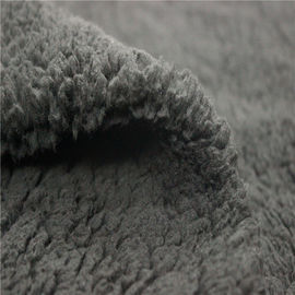 Super Soft Sherpa Fur Fabric Polar Fleece Bonded With Sherpa For Garment