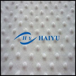Professional Plain Velboa Fur Fabric Soft Fabric With Raised Dot