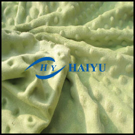 Professional Plain Velboa Fur Fabric Soft Fabric With Raised Dot